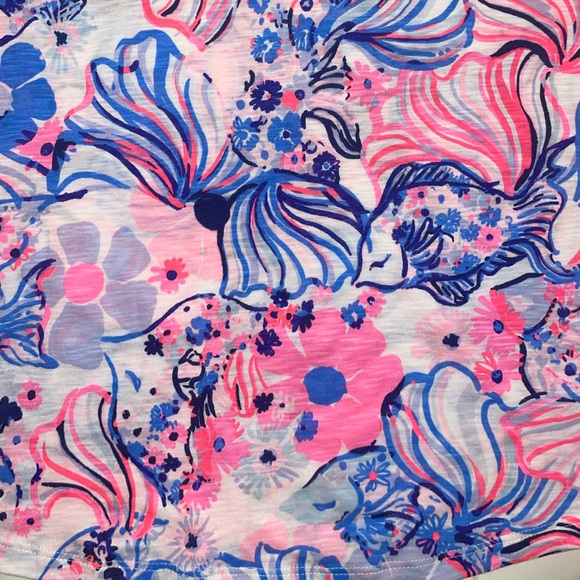 Lilly Pulitzer NWT Gigi Top in Make a Splash Sz XS - Picture 10 of 15